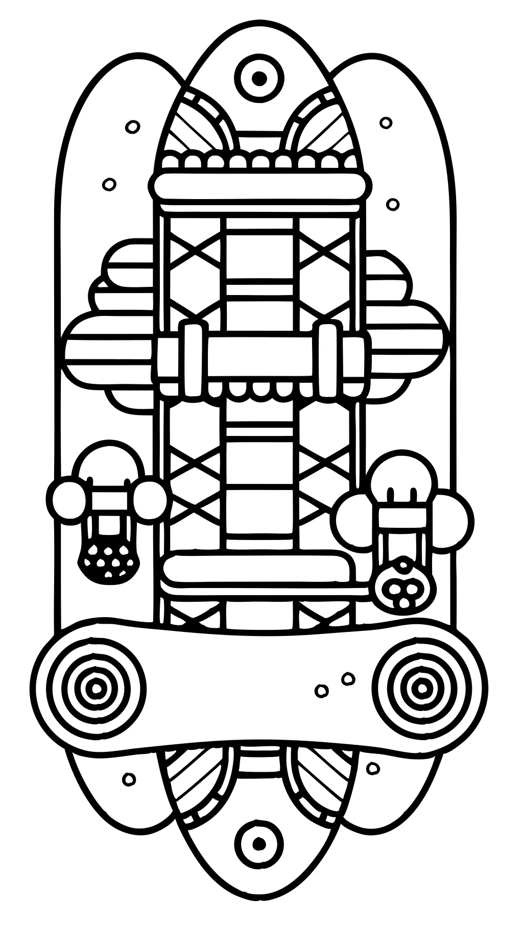 coloring pages of skateboards